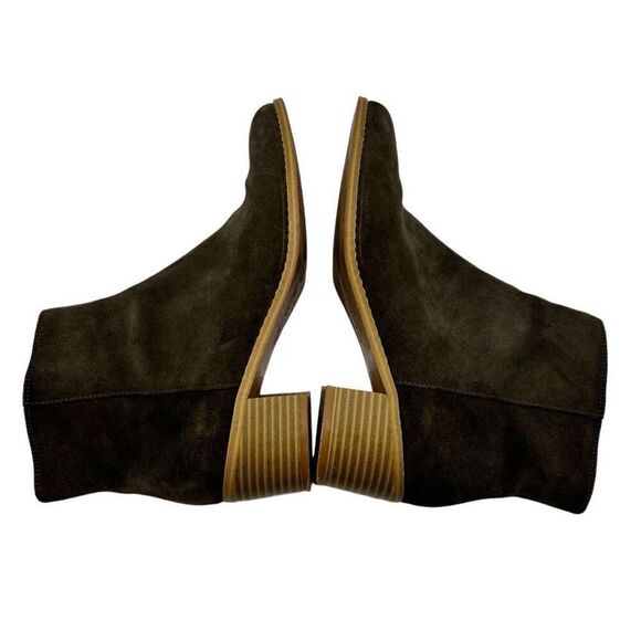 Clarks Breccan Myth Suede Ankle Boots Khaki Olive Size 7.5 - Picture 8 of 11